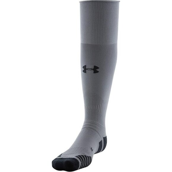 Under Armour 1372759 UA Soccer Over-The-Calf Socks Graphite Grey ( 8.5-13 ) - Picture 1 of 2